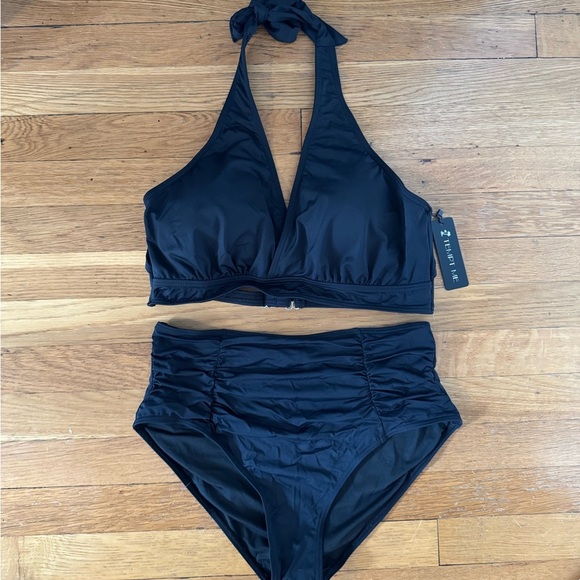 Black Halter Bikini Set - Picture 5 of 7